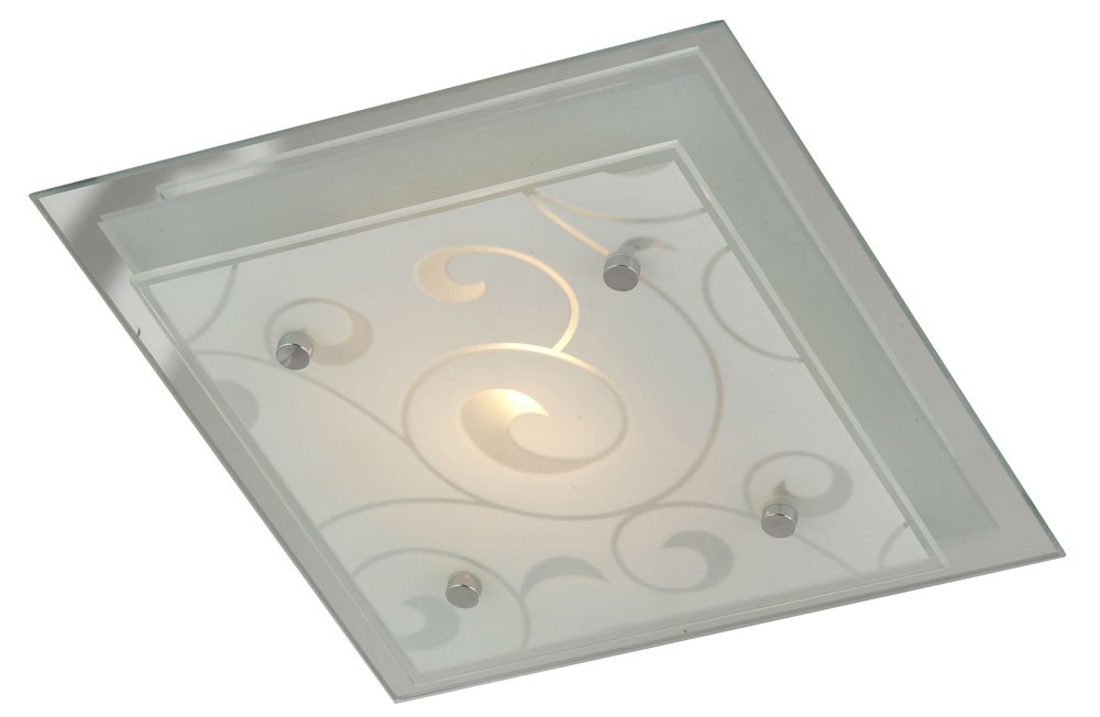 Deckenleuchte aus Chrom und Glas inklusive LED DIA – Bild 7