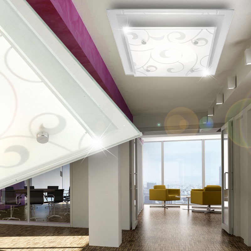 Deckenleuchte aus Chrom und Glas inklusive LED DIA – Bild 5