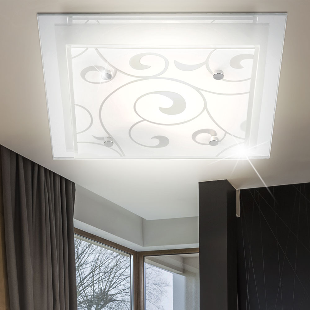 Deckenleuchte aus Chrom und Glas inklusive LED DIA – Bild 2