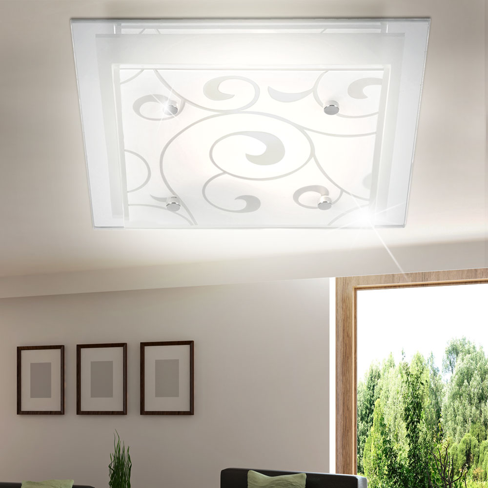 Deckenleuchte aus Chrom und Glas inklusive LED DIA – Bild 4