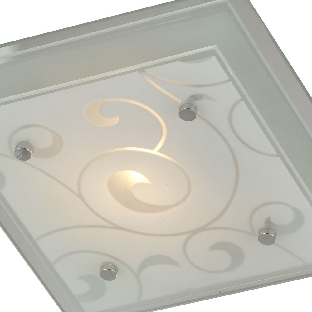 Deckenleuchte aus Chrom und Glas inklusive LED DIA – Bild 8