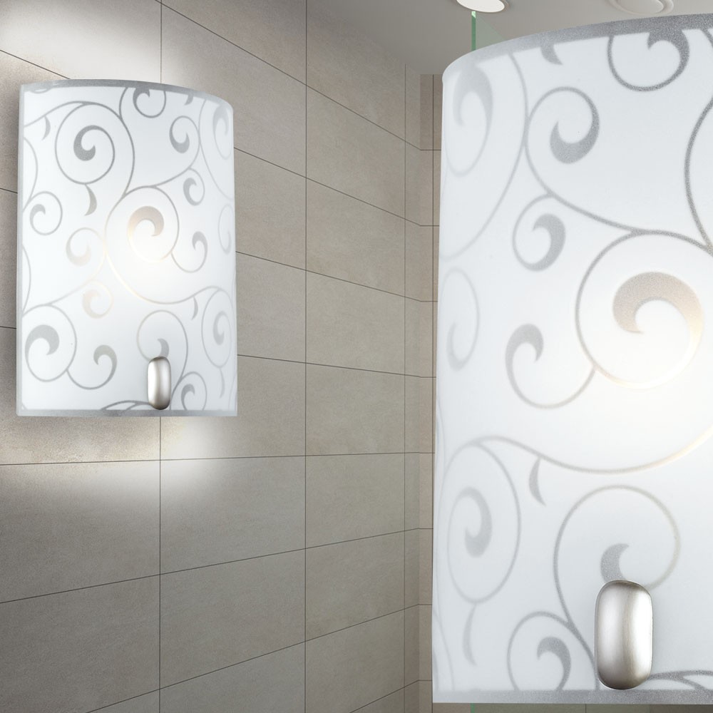 Spiegelleuchte aus Metall und Glas mit 60W BIKe – Bild 6