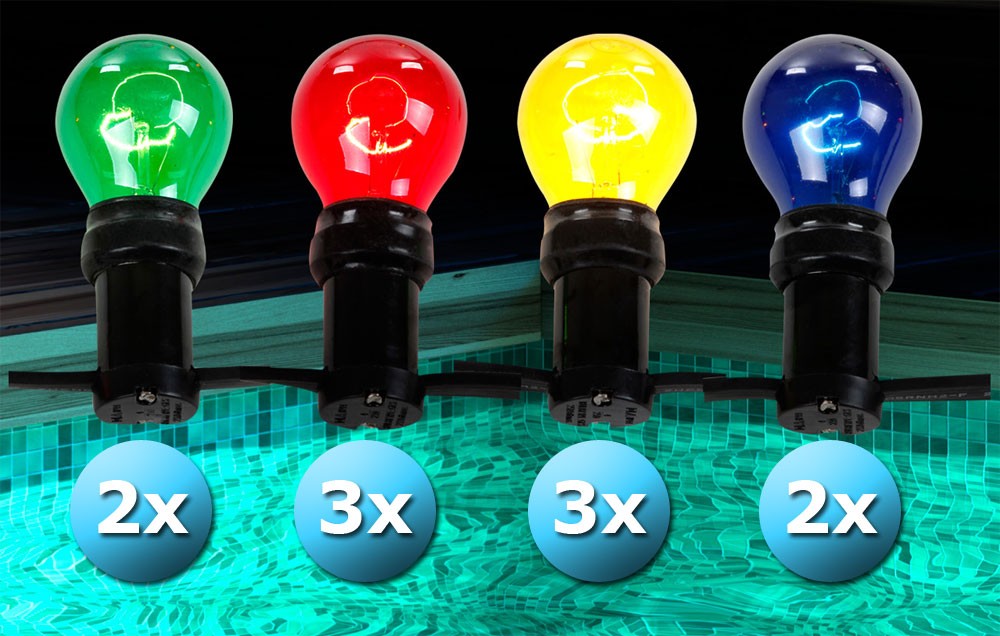 Partylichterkette 6 Meter inkl Leuchten IP44 NIRVANA – Bild 5
