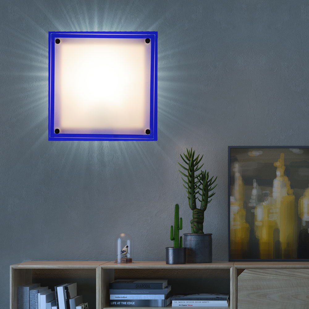 Design Wandleuchte aus Glas für den Wohnraum – Bild 4