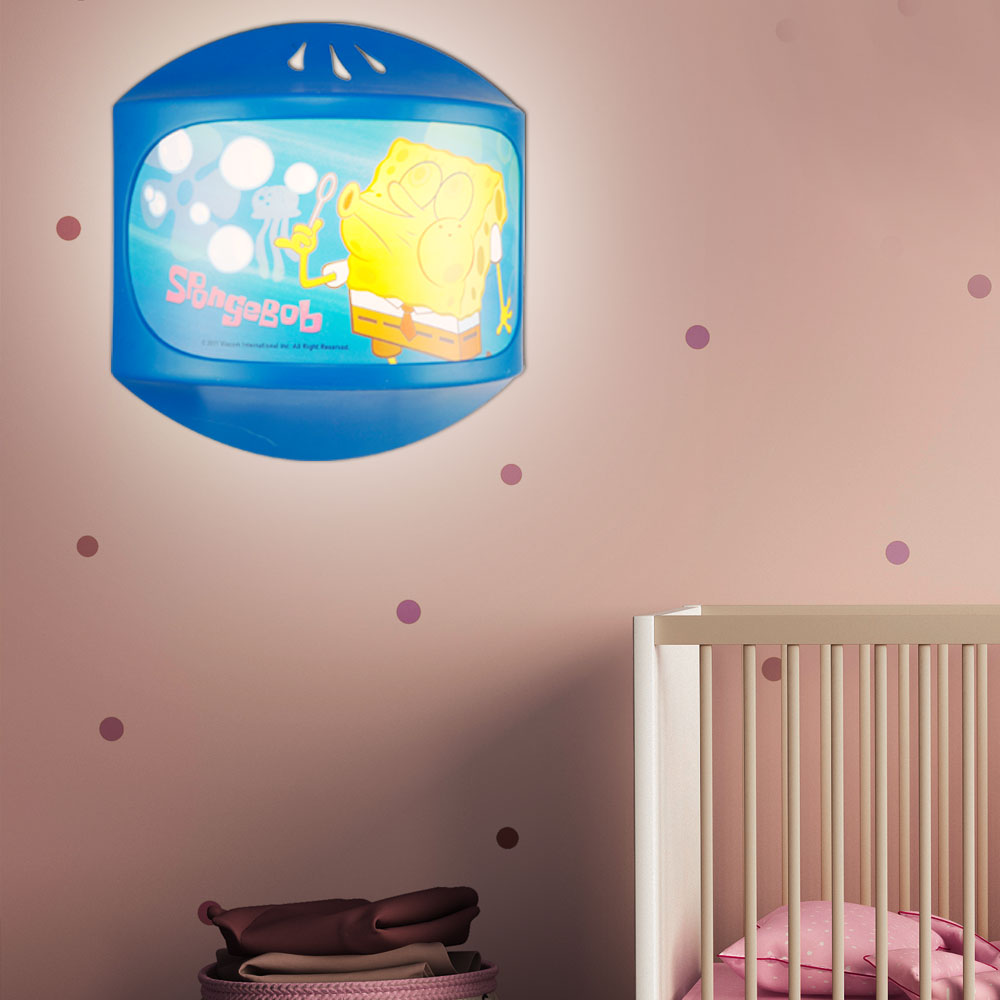 Schöne Spongebob Wandleuchte mit Schalter SPONGEBOB – Bild 2