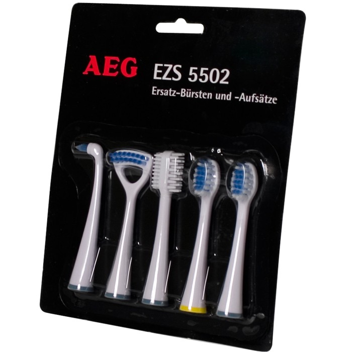 Ersatzzahnbürsten für AEG EZS 5502 Ersatzbürsten 5er Set