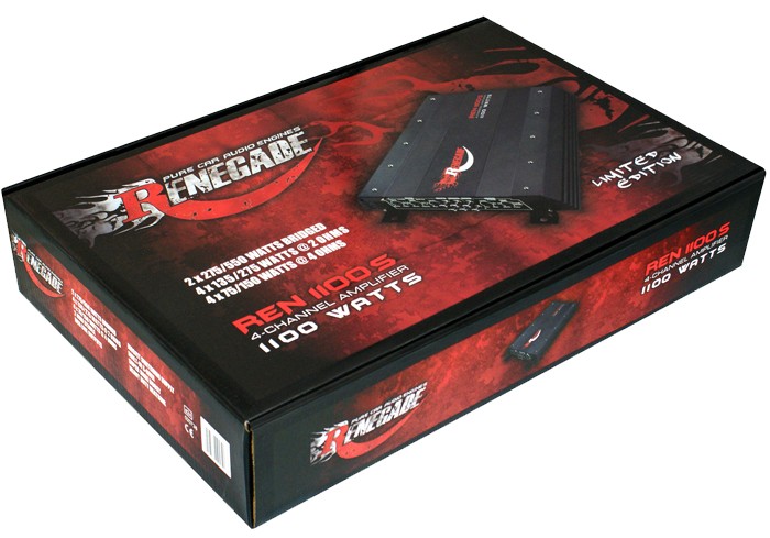Car-Amplifier 1100W 4-Kanal Auto-Endstufe REN 1100S MKII – Bild 3