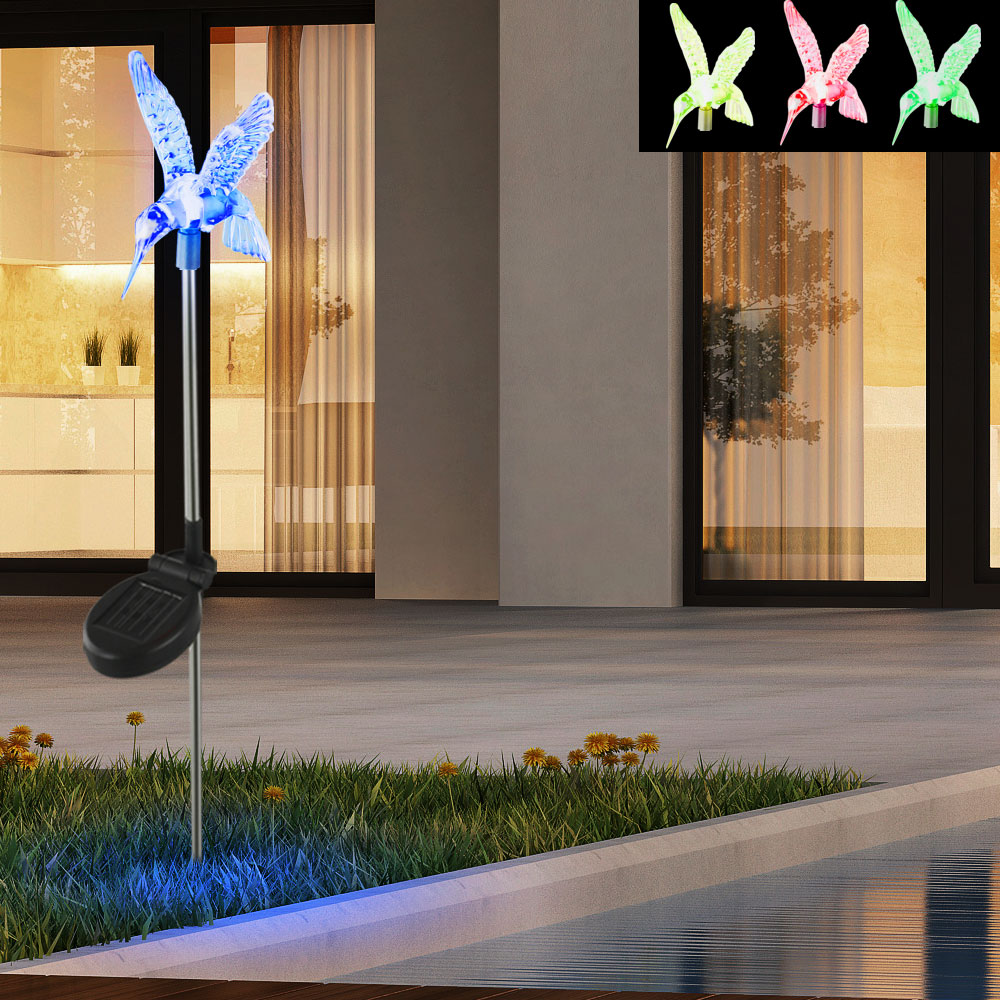 Solarleuchten mit Farbwechsler und LED - Kolibri – Bild 3