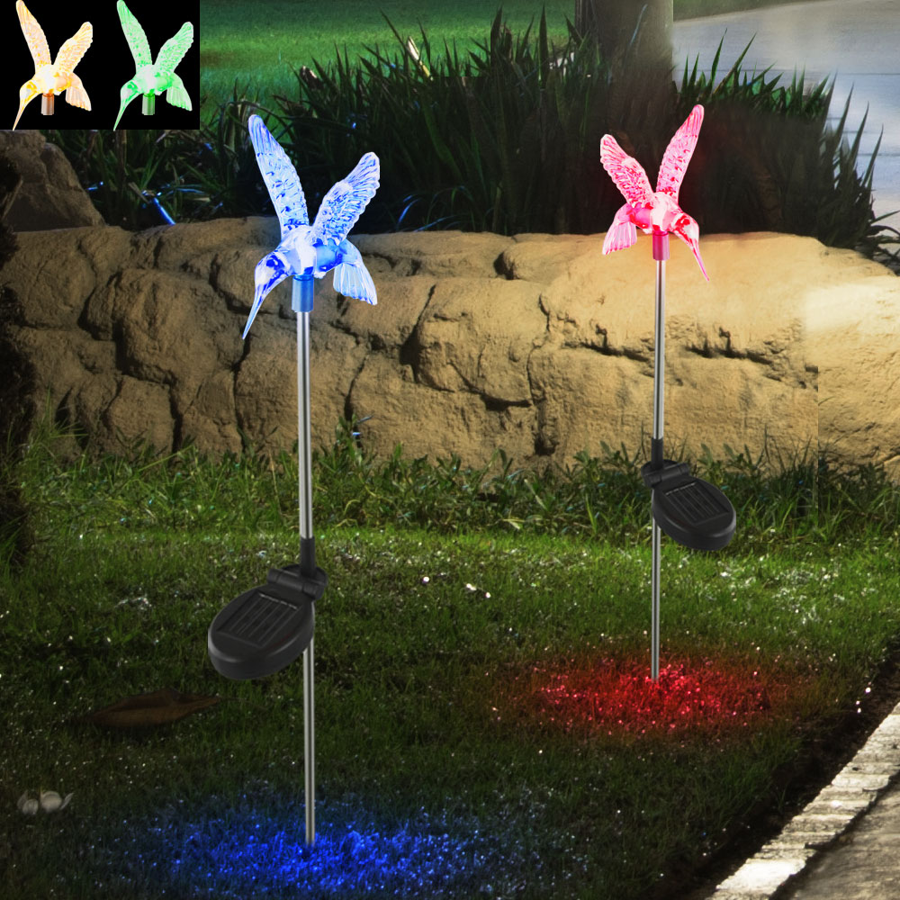 Solarleuchten mit Farbwechsler und LED - Kolibri – Bild 4