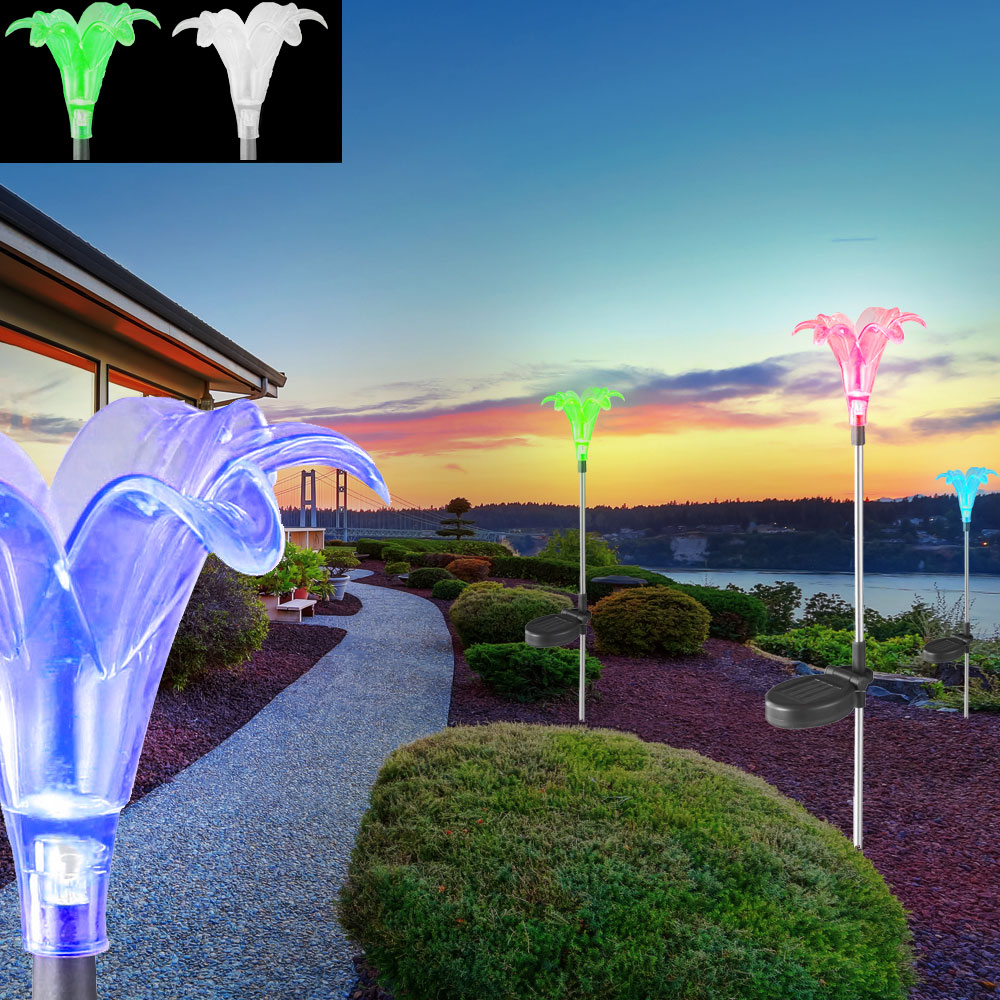 Solarleuchten mit Farbwechsler und LED-Leuchten – Bild 3