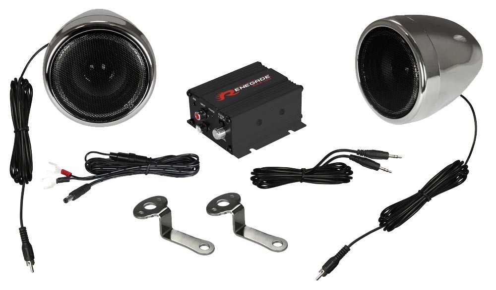 Motorrad Roller Soundsystem Bike RXA100C Chrome Finish – Bild 1