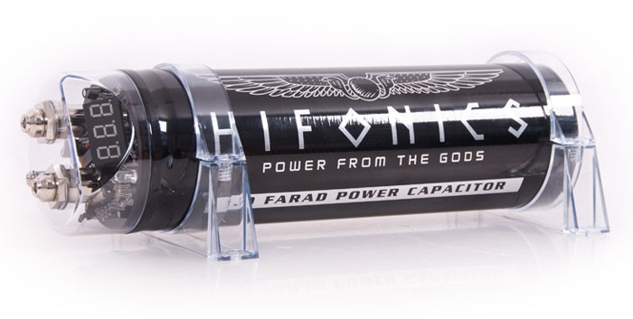 Power-Stabilizer Auto Car Hifi Kondensator 1.0 Farad Hifonics HFC 1000 – Bild 2