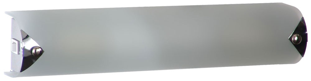 Wandleuchte mit schlichtem Design aus Chrom und Glas orion – Bild 1