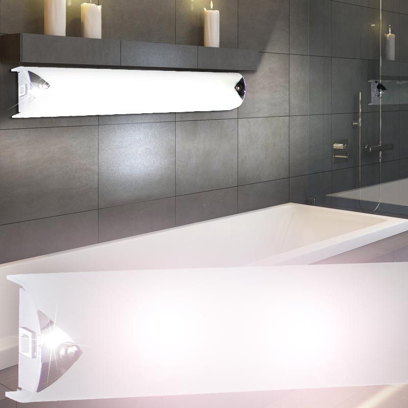 Wandleuchte mit schlichtem Design aus Chrom und Glas orion – Bild 2