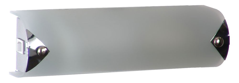 Wandleuchte in schlichtem Design aus Chrom und Glas Orion – Bild 1