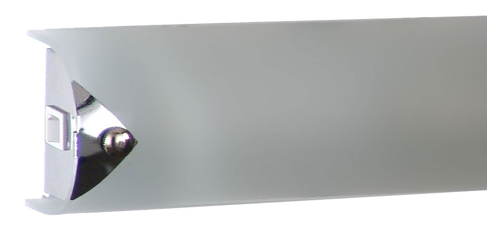 Wandleuchte in schlichtem Design aus Chrom und Glas Orion – Bild 3
