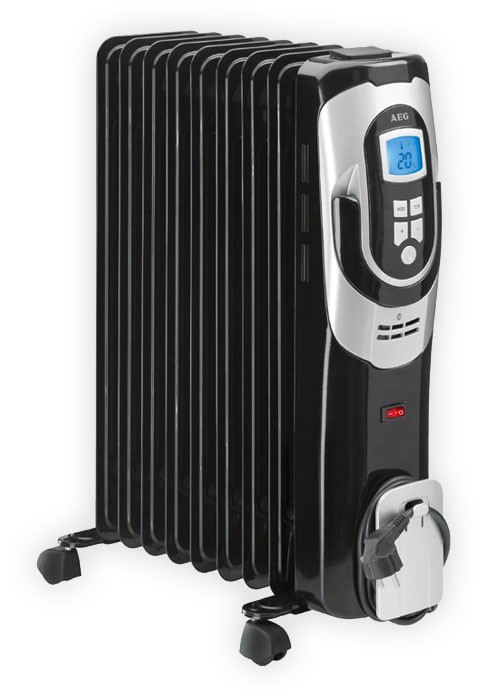 Öl-Radiator Heizkörper 9 Rippen Heizung AEG RA 5588 – Bild 1