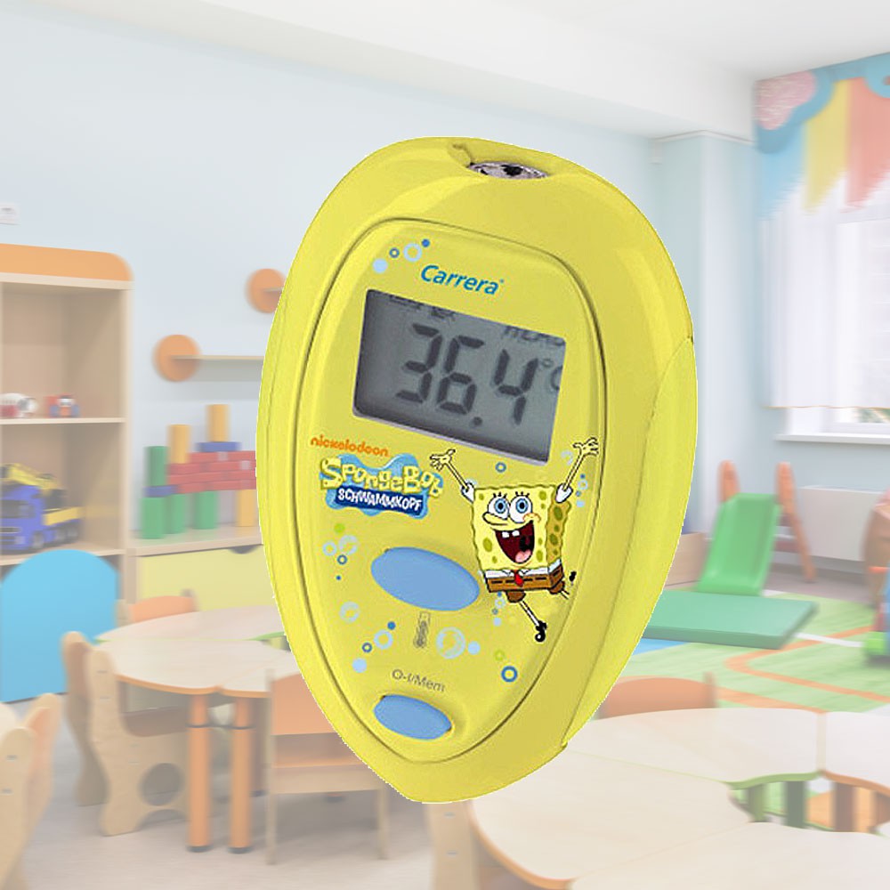Spongebob Stirnthermometer mit Oberflächen Scanfunktion – Bild 2