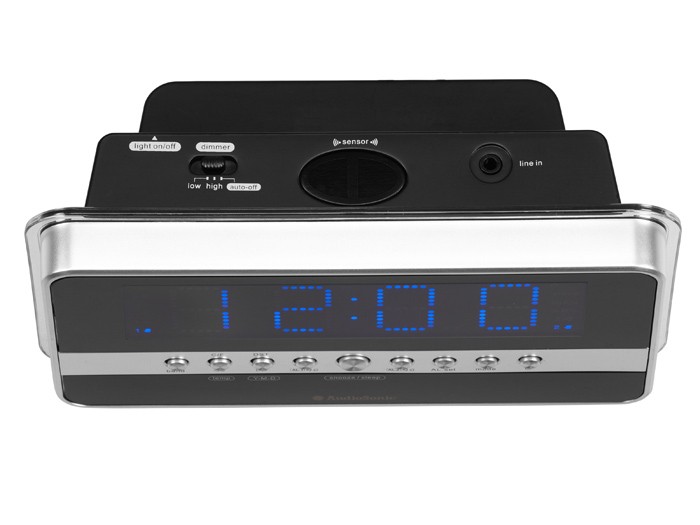 Radiowecker mit blauem Jumbo-Display MP3 AudioSonic CL-1482 – Bild 2