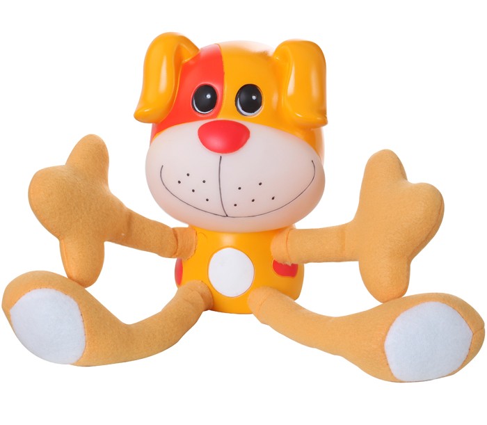 Kinderzimmerlampe Stofftier Hund mit 4 LEDs HUND – Bild 1