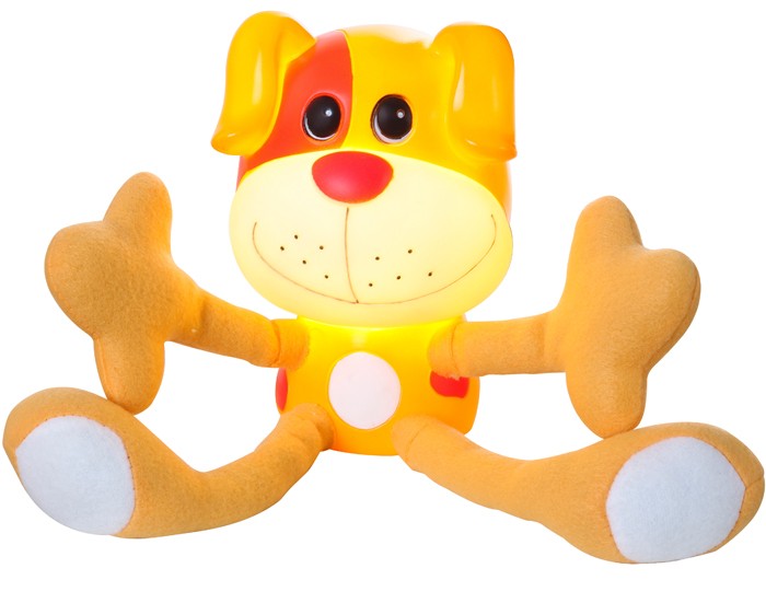 Kinderzimmerlampe Stofftier Hund mit 4 LEDs HUND – Bild 5