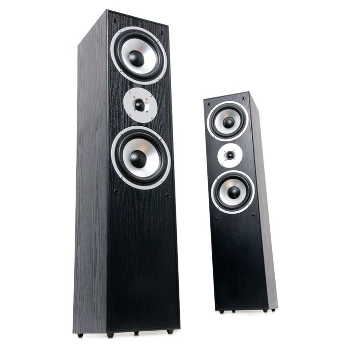 Stand Lautsprecher Boxen 1000 Watt 2-Wege schwarz AEG LB 4711 – Bild 4