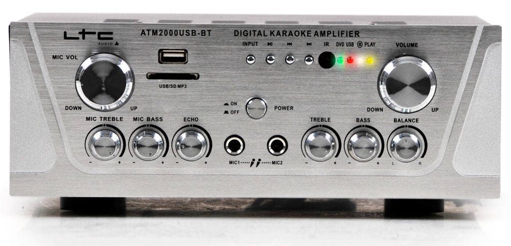 Partyanlage mit zwei Boxen und USB MP3 Verstärker DJ-694 – Bild 4