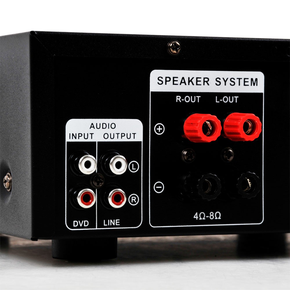 Partyanlage mit zwei Boxen und USB MP3 Verstärker DJ-694 – Bild 6