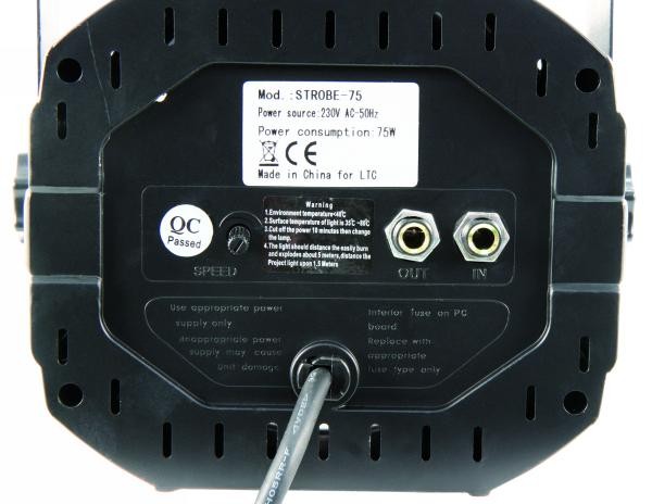 Stroboskop Discoeffekt 75W 4 Strobes gleichzeitig betreibbar – Bild 3