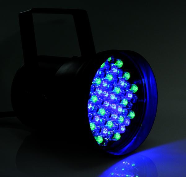 LED-Strahler Discolicht Partylicht 61 LED`s DMX-Steuerung HOLLYWOOD PAR-36 P36 – Bild 3