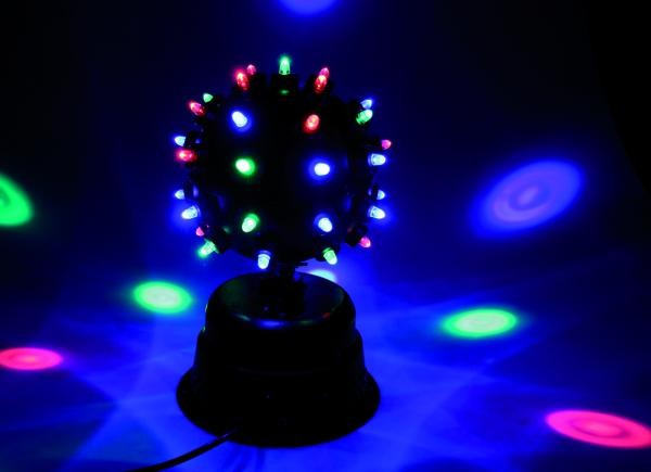 LED-Lichteffekt Discokugel Discostrahler 39 LEDs – Bild 2