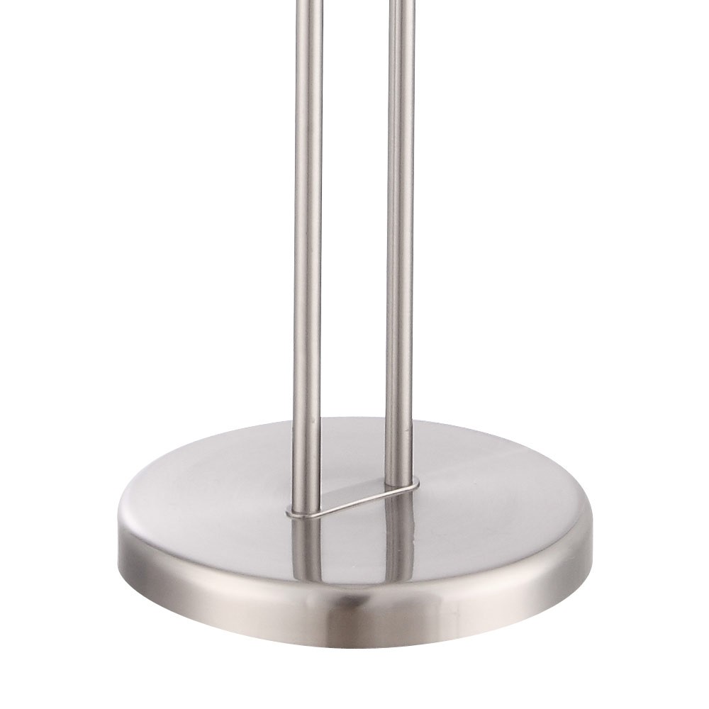 LED Deckenfluter mit Leselicht in Nickel-Optik LEONAS – Bild 13