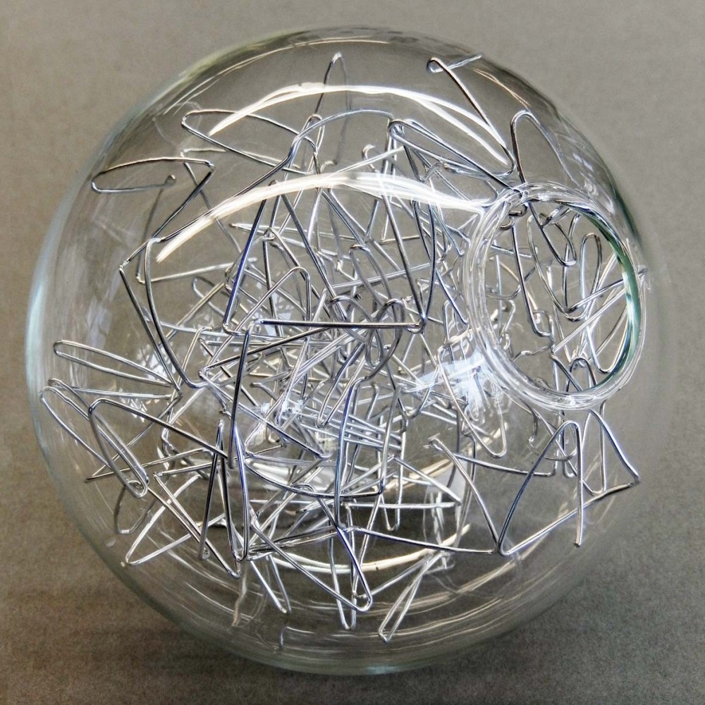 Ceiling pendant lamp wire mesh living dining room glass ... Ceiling pendant lamp wire mesh living dining room glass ...