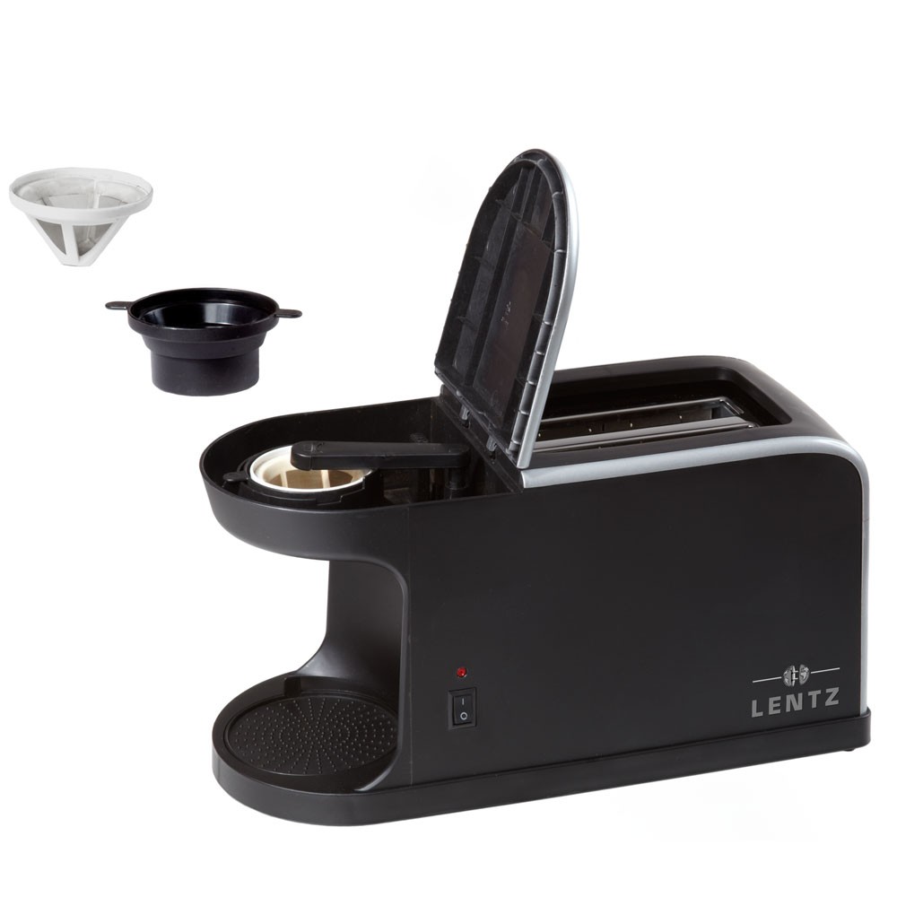Modernes Frühstücks Set mit Kaffeemaschine und Toaster – Bild 2