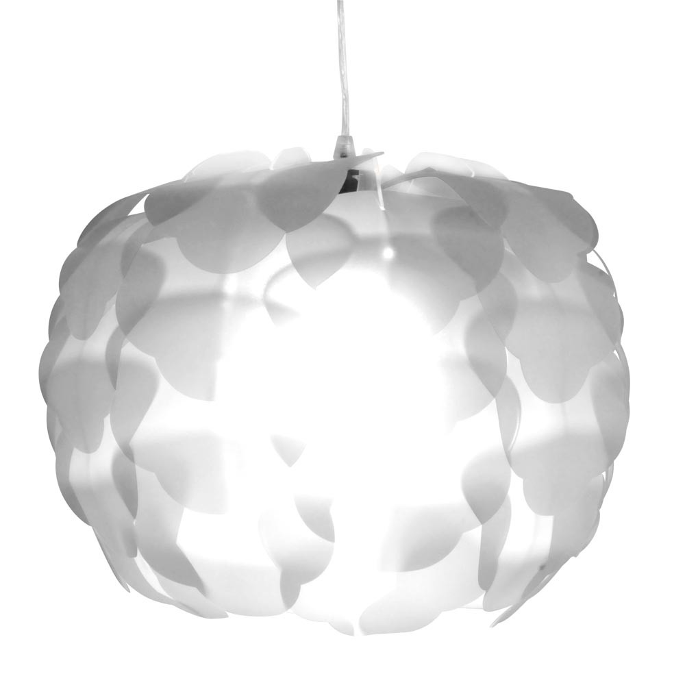 LED Pendelleuchte Mit Weiem Schirm Zum Zusammenstecken Lampen