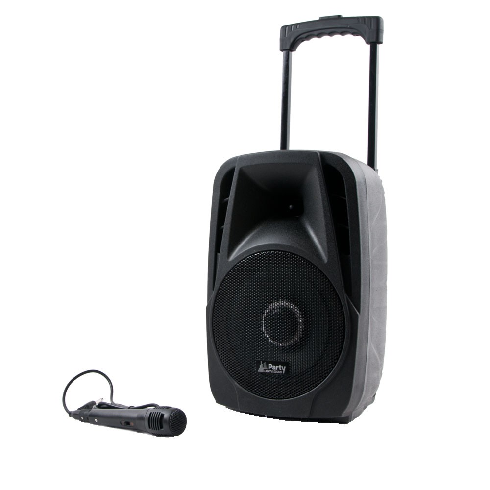 300W Mobile LED Musikanlage mit USB/SD Bluetooth und Mikro – Bild 1