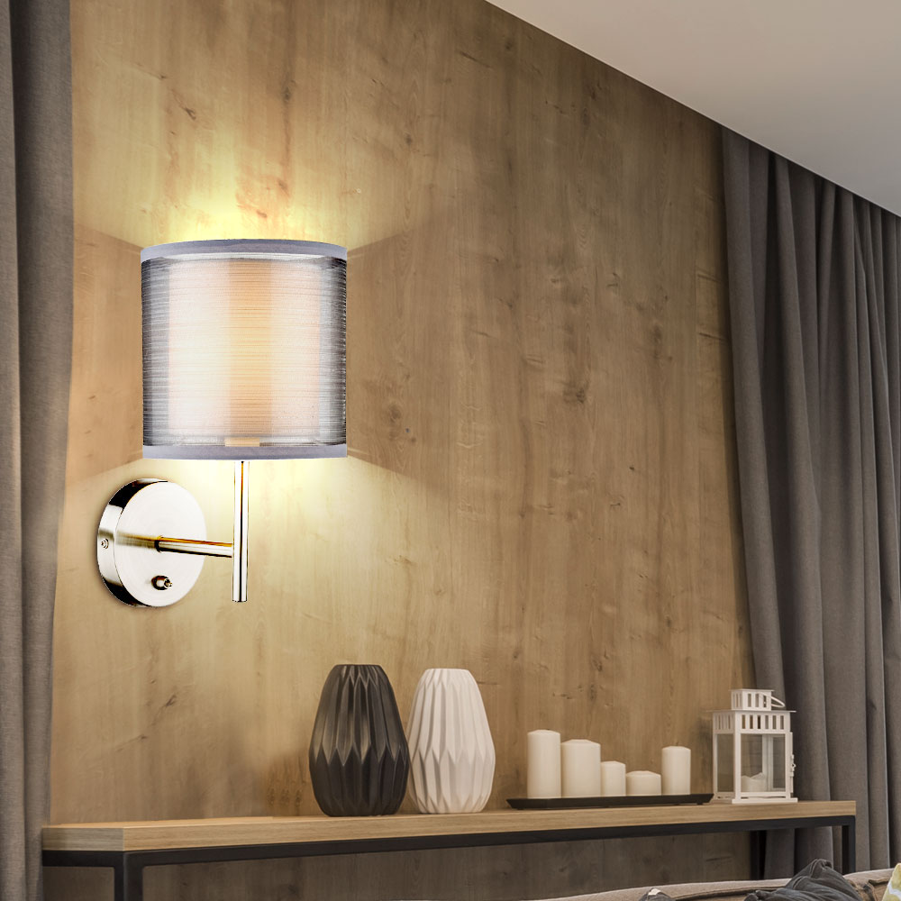 Set of 2 textile wall lights for your dining room Lamps & furniture Interior lamps Wall lights