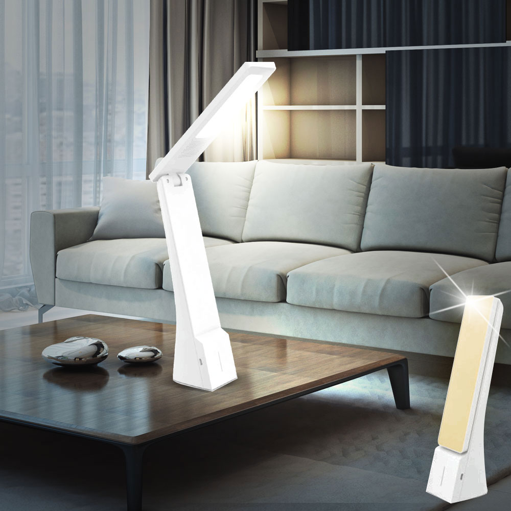 LED Tisch Lampen Wohnraum USB Nacht-Licht Leuchten Touch Sensor CCT Big Light 