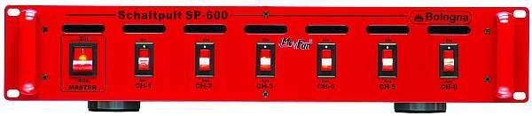 Netz-Schaltpult BOLOGNA SP-600 rot, 2HE – Bild 1